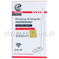 دانگل WiFi مدل XP-W923K / آنتن دار / پهنای باند 150-300 مگابایت بر ثانیه / مناسب Windows و MAC / کیفیت عالی